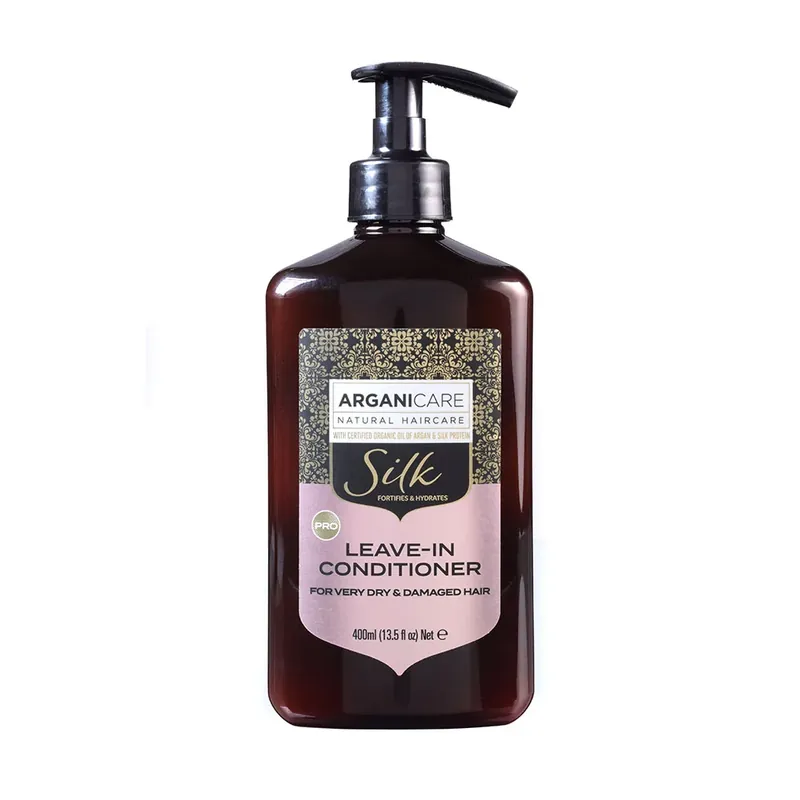 Balsam leave-in pentru par foarte uscat si deteriorat, cu proteina de matase, Silk, Arganicare, 400 ml Cumpără acum