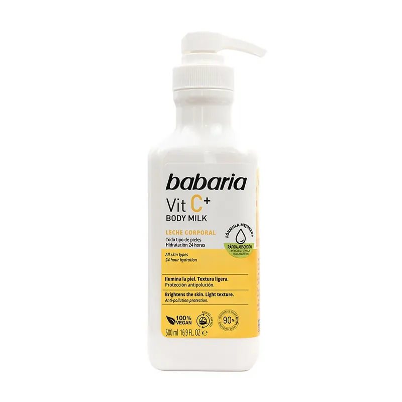 Lapte de corp cu vitamina C, Babaria, 500 ml Preț redus
