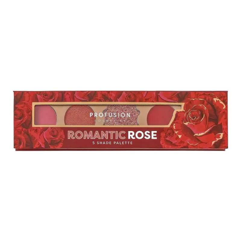 Paleta farduri de pleoape Romantic Rose, 5 nuante, Profusion Cosmetics, 4.58 g Discount