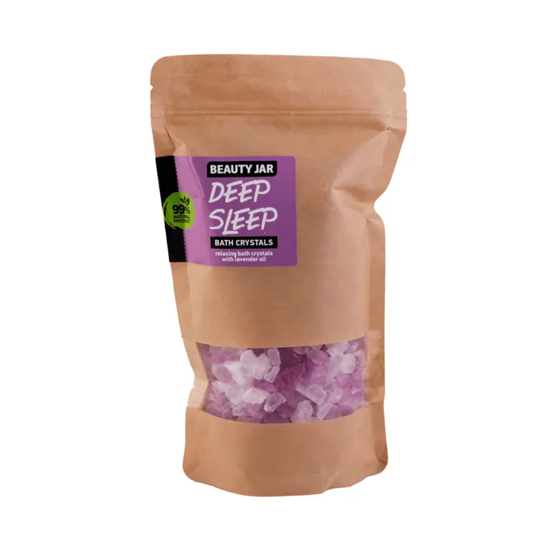 Cristale hidratante pentru baie cu ulei de lavanda, Deep Sleep, Beauty Jar, 600 g Noutate