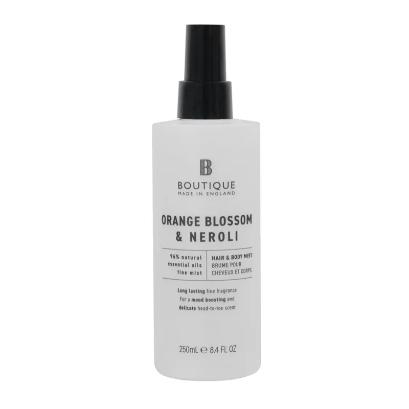 Spray pentru par & corp cu parfum de flori de portocal & neroli, Boutique, 250 ml Retur ușor