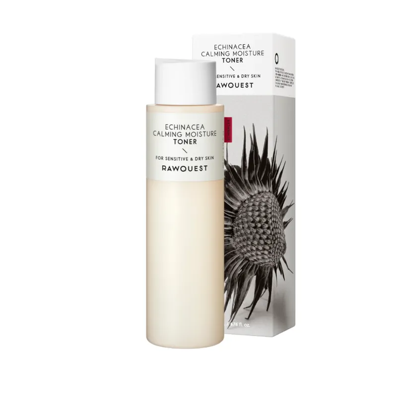 Toner calmant si hidratant cu echinacea, pentru piele sensibila & uscata, Rawquest, 200 ml Mai ieftin
