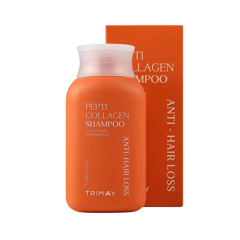 Lichidare de stoc Sampon impotriva caderii parului, fortifiant si volumizant, cu Pepti Collagen, Trimay, 310 ml