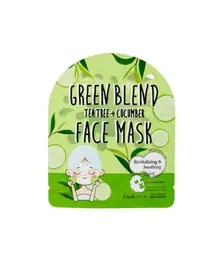 Ultima șansă Masca tip servetel revitalizanta si calmanta cu ceai verde si castravete, Look At Me, 25ml