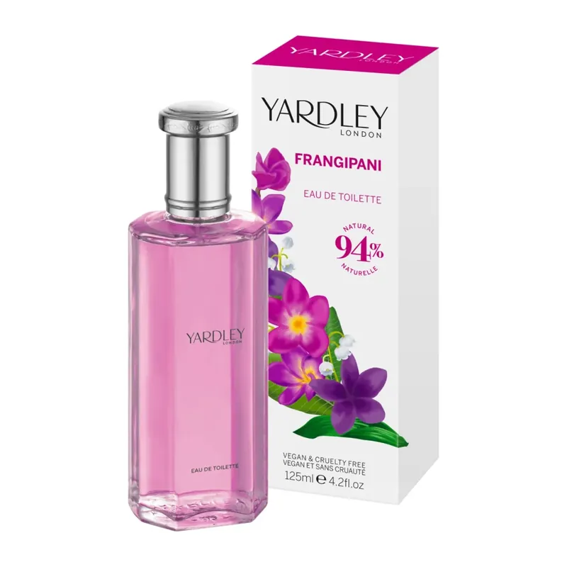 Super ofertă Apa de toaleta cu note florale, Frangipani, Yardley, 125 ml
