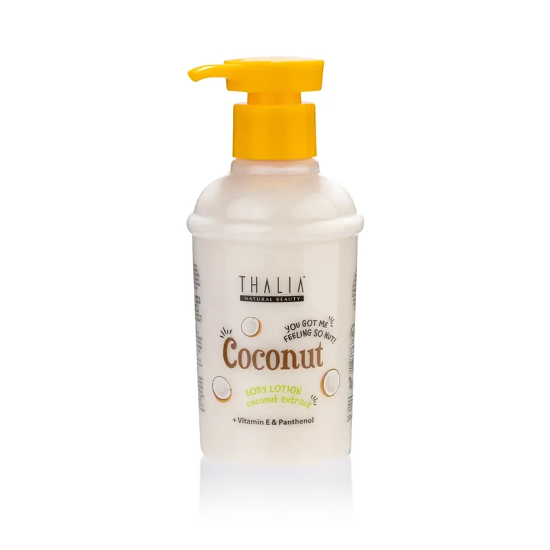Reducere Lotiune de corp cu extract de cocos + vitamina E & pantenol, You Got Me Feeling so Nut, Thalia, 250 ml