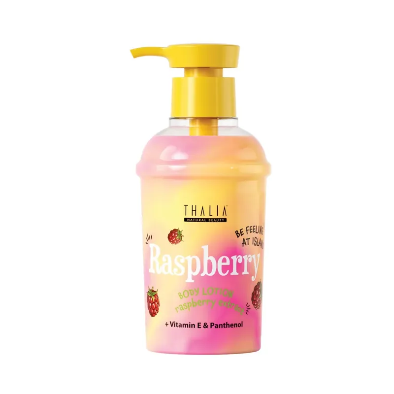 Preț redus Lotiune de corp cu extract de zmeura + vitamina E & pantenol, Be Feeling at Island, Thalia, 250 ml