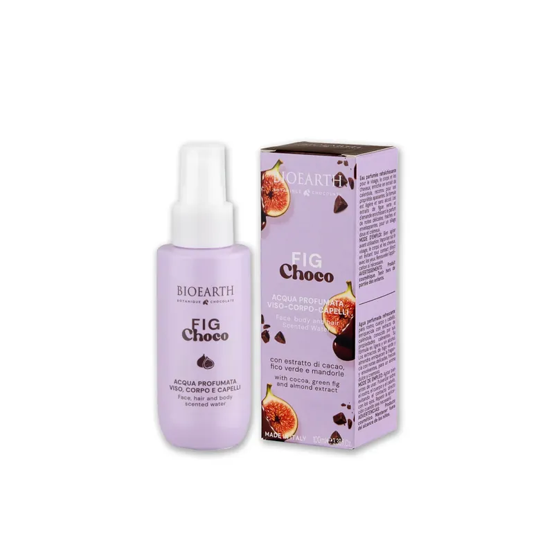 Preț promoțional Apa parfumata pentru fata, corp si par, cu extract de cacao, smochine verzi & migdale, Fig Choco, BIOEARTH, 100 ml