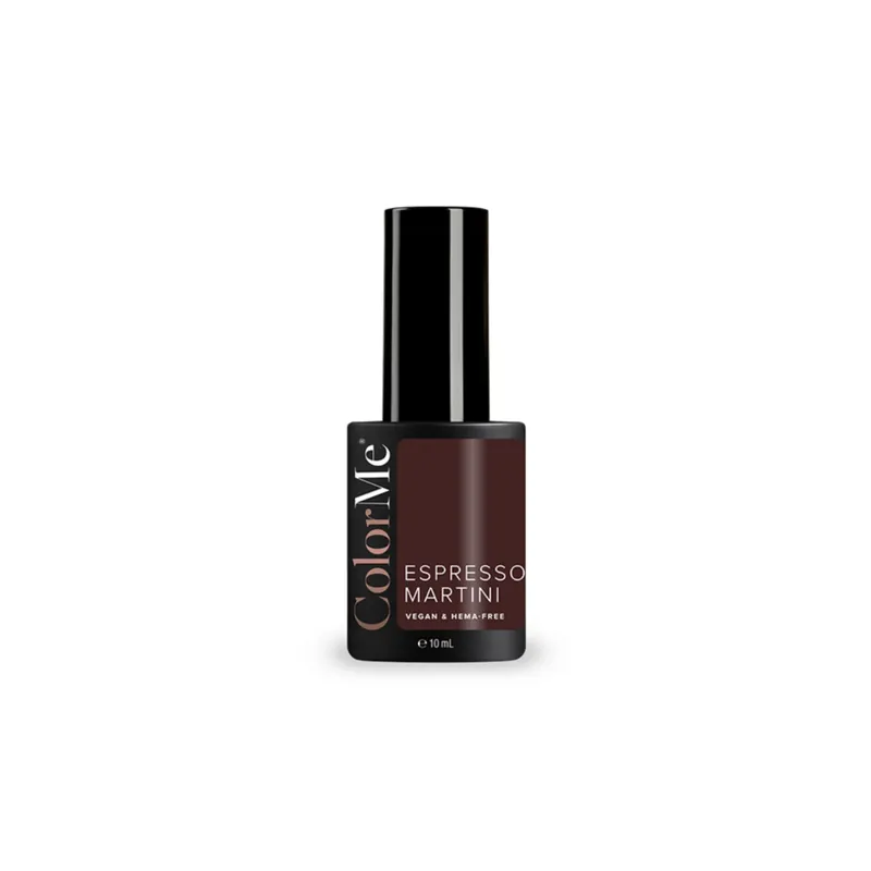 Livrare rapidă Oja semipermanenta vegana & fara HEMA, nuanta Espresso Martini, ColorMe Cosmetics, 10 ml
