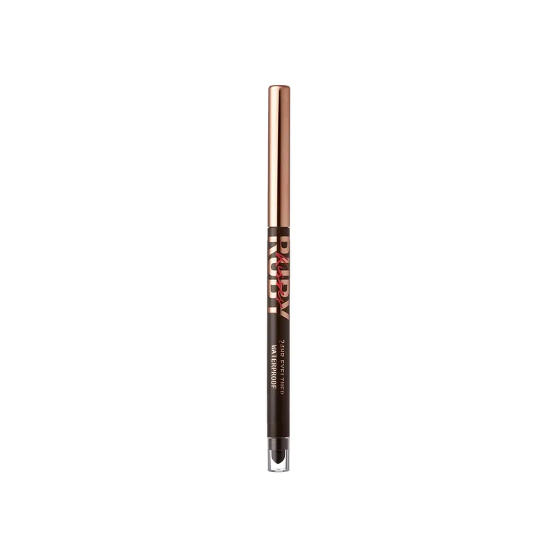 Nu rata RUBY KISSES, Creion de ochi rezistent la apa 24HR Waterproof, Black Brown, 0,3 g