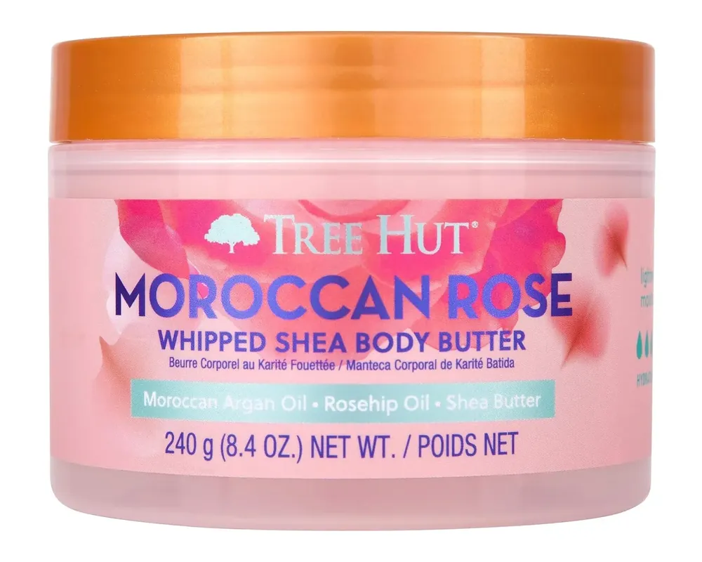 Tree Hut unt de corp Moroccan Rose, 240 g Ieftin