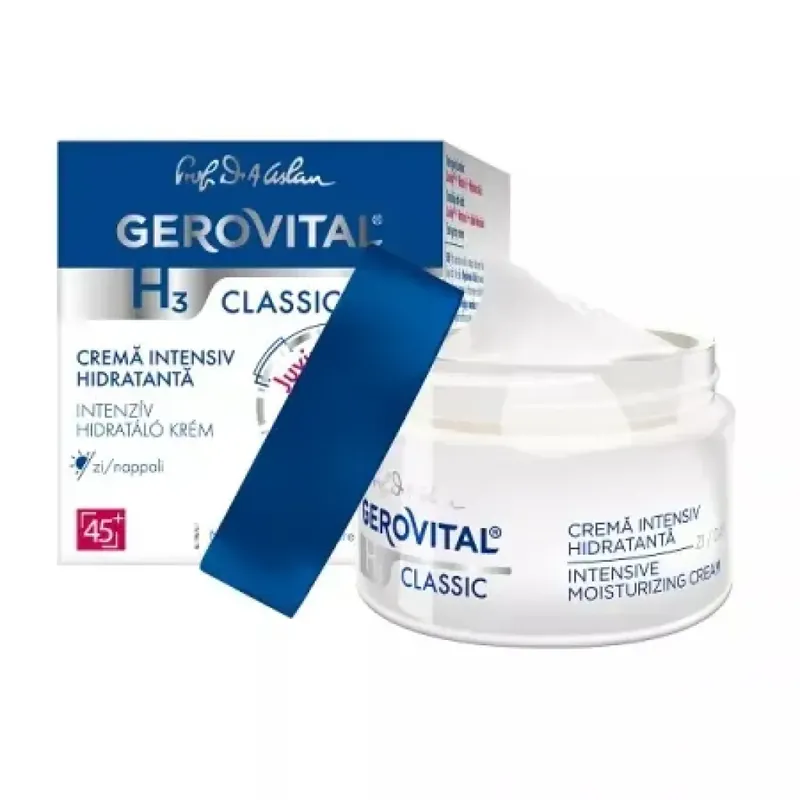 Crema Intensiv Hidratanta Gerovital H3 Classic, 50 ml, Farmec Retur gratuit