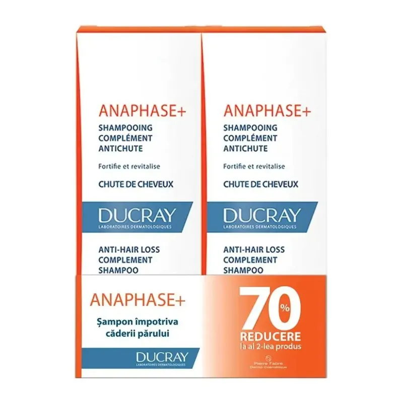 Retur ușor Sampon Anaphase+, 200 ml + 200 ml, Ducray