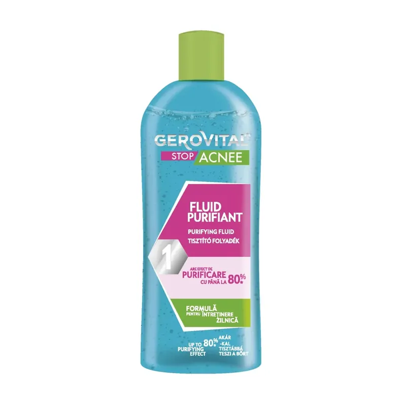 Reducere specială Fluid purifiant Stop Acnee, 150 ml, Gerovital