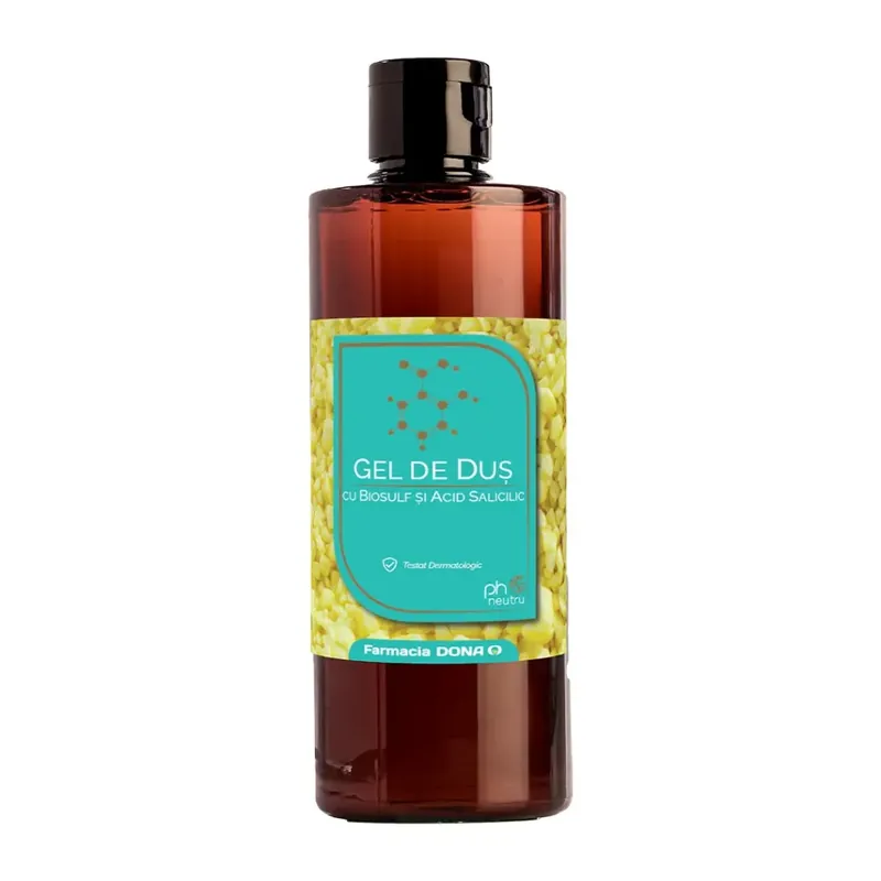 Gel de dus cu Biosulf si Acid Salicilic, 400 ml, Farmacia Dona Reducere