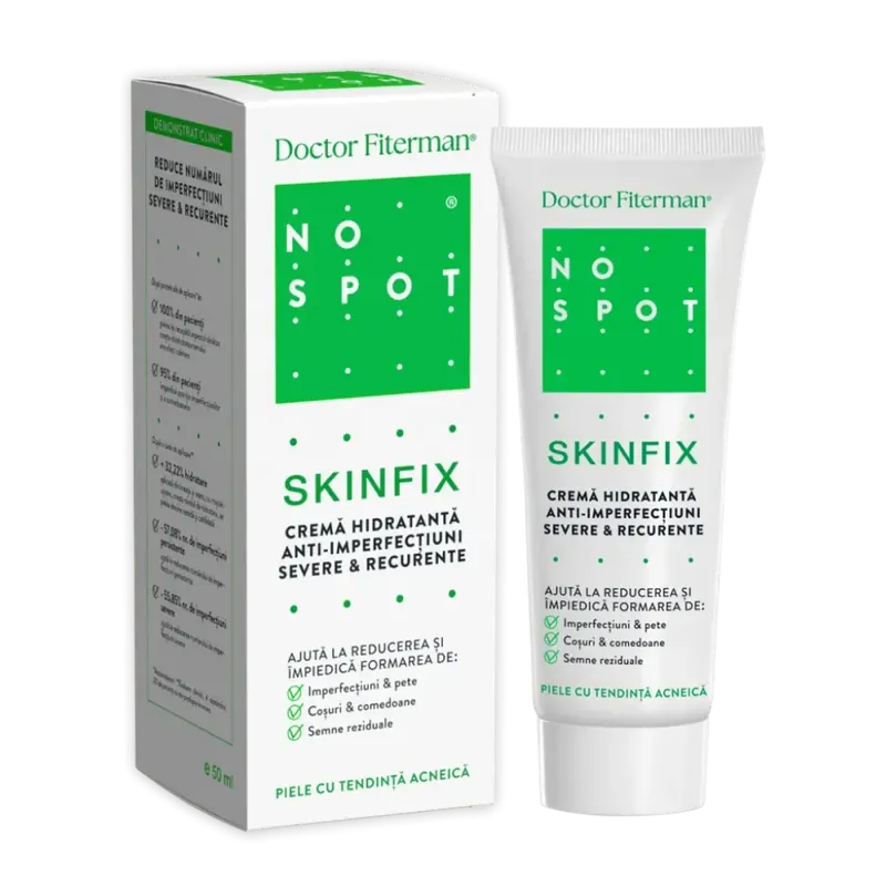 Cumpără online No Spot Skinfix Crema hidratanta anti-imperfectiuni, 50 ml, Doctor Fiterman