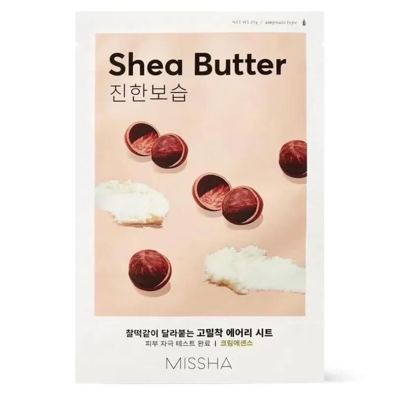 Livrare expres MisshaMasca Nutritiva Airy Fit Sheet Mask Shea Butter