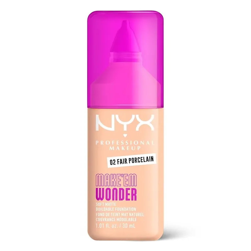 Reducere extra NYX Professional MakeupFond de ten Make `EM Wonder Fair Porcelain