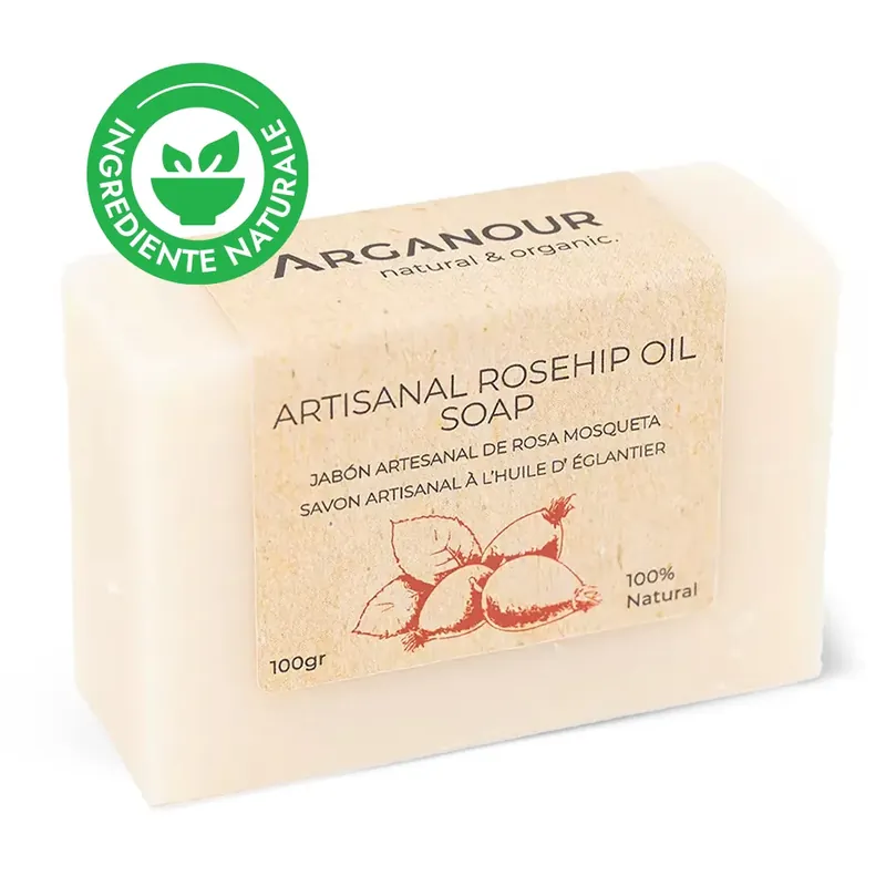 ArganourSapun BIO cu Extract de Macese Roseship Soap Retur ușor