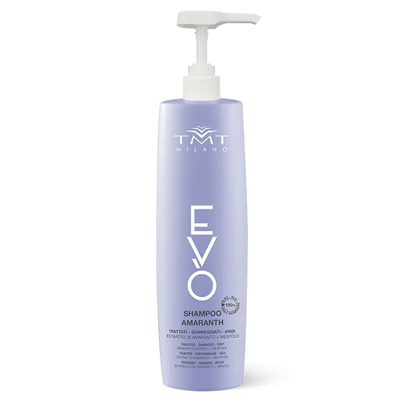 Retur gratuit TMT MilanoȘampon profesional pentru păr uscat și fragil EVO Amaranth Shampoo 1000 ml