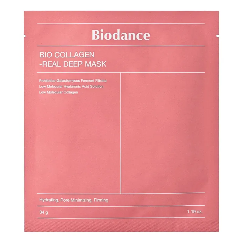 BiodanceMască cu Colagen pentru Hidratare Profundă Bio Collagen Real Deep Mask Reducere extra
