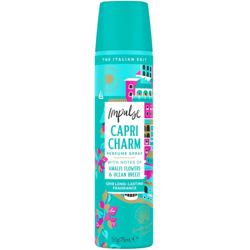 Spray de corp Impulse Capri Charm, 75 ml Cumpără acum