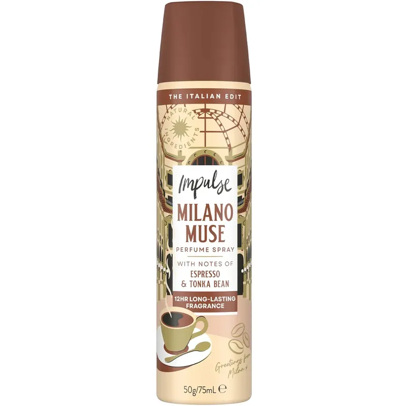 Plată sigură Spray de corp Impulse Milano Muse, 75 ml