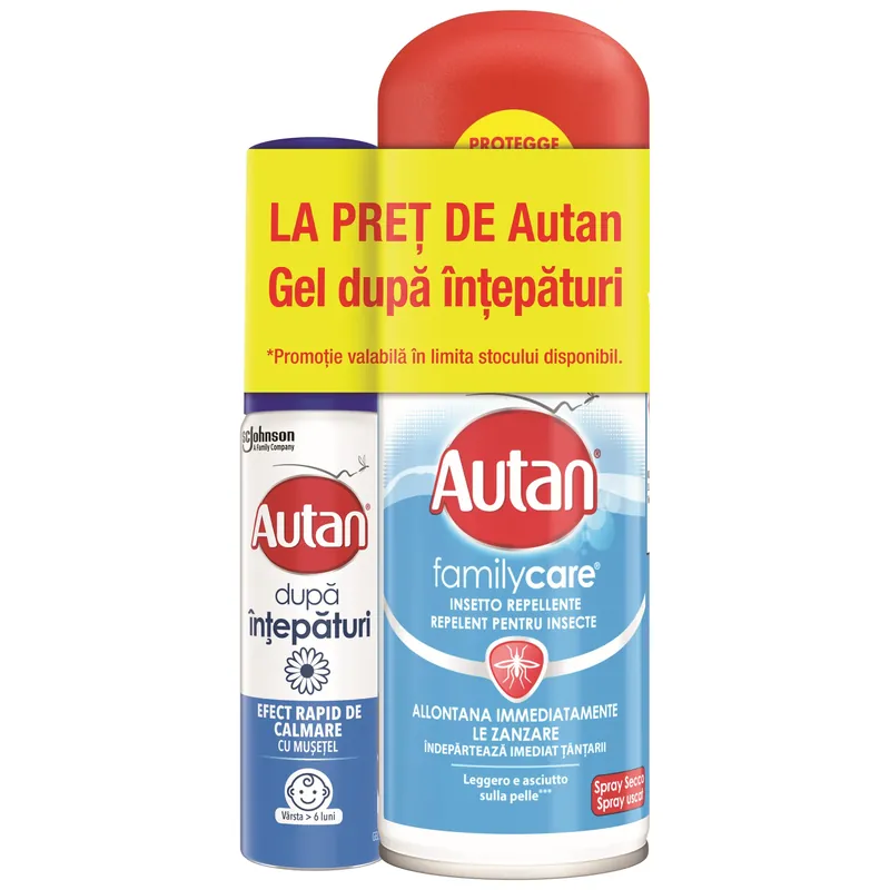 Autan afterbite, 25 ml+ AutanFamily spray, 100 ml Cumpără acum
