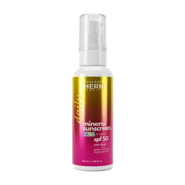 Cumpărături sigure Lotiune cu protectie solara minerala Synergy Therm SPF50, 50 ml