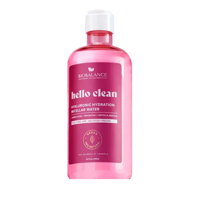Apa micelara Bio Balance Hyaluronic Hydration Hello Clean, 500 ml Doar azi