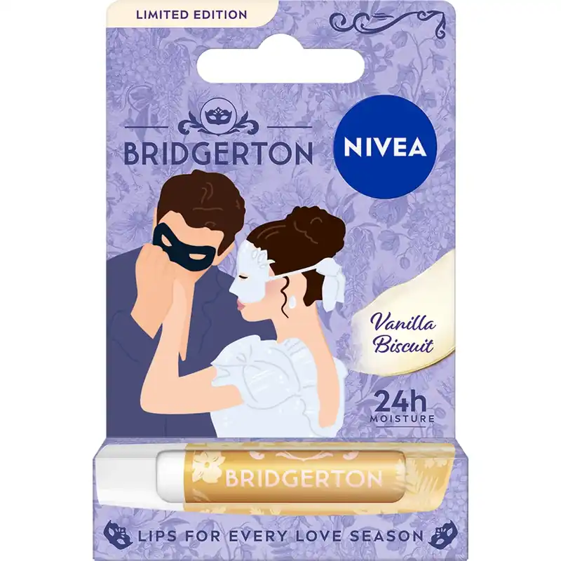 Balsam de buze Nivea Vanilla Biscuit Bridgerton, 4.8 g Bestseller
