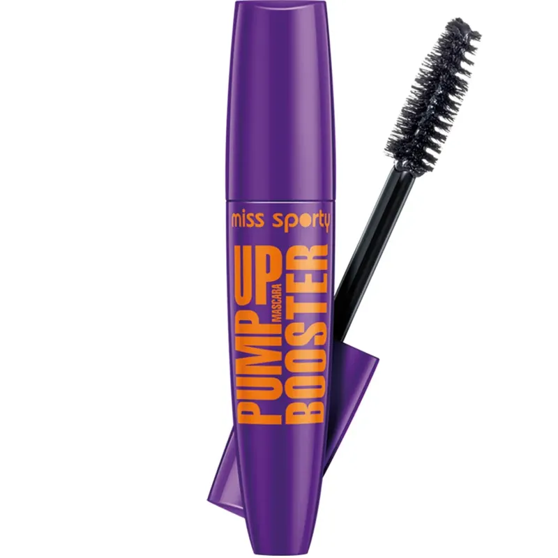 Doar azi Mascara Miss Sporty Pump Up Lash Booster, 001 Black, 12 ml