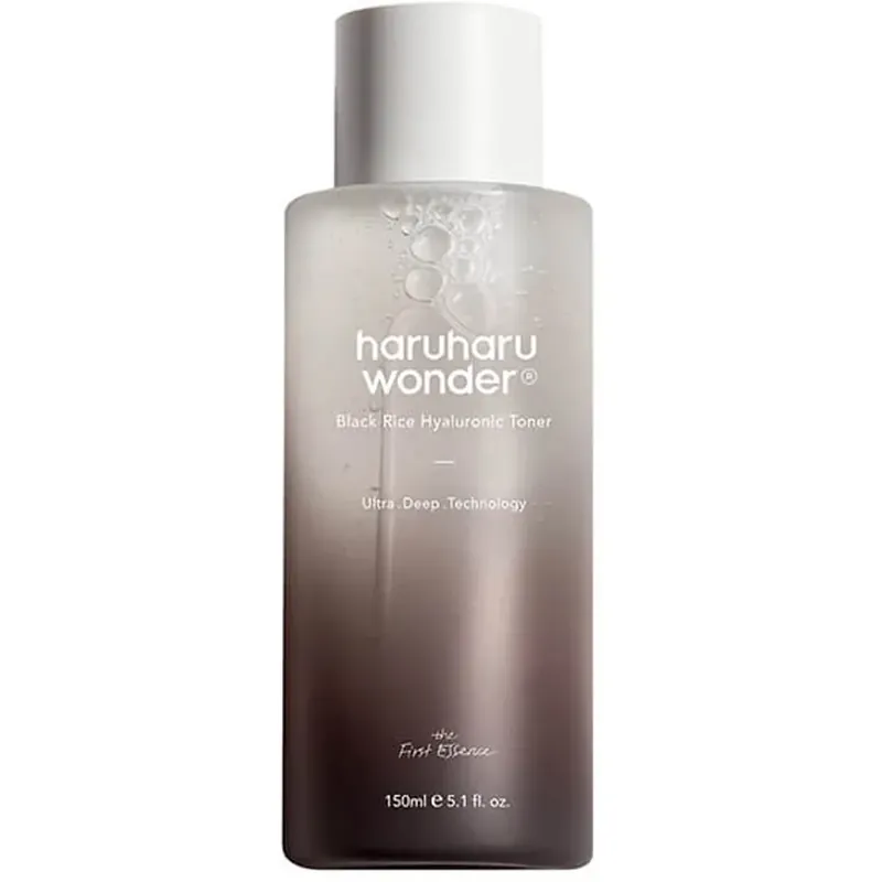 Toner cu acid hialuronic si orez negru Haruharu Wonder, 150 ml Mai ieftin