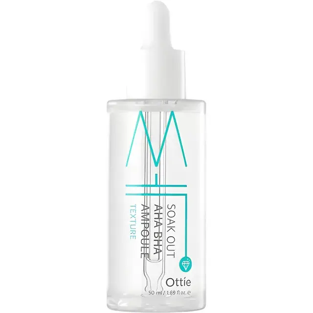 Noutate Serum exfoliant cu AHA si BHA Ottie Soak Out, 50 ml