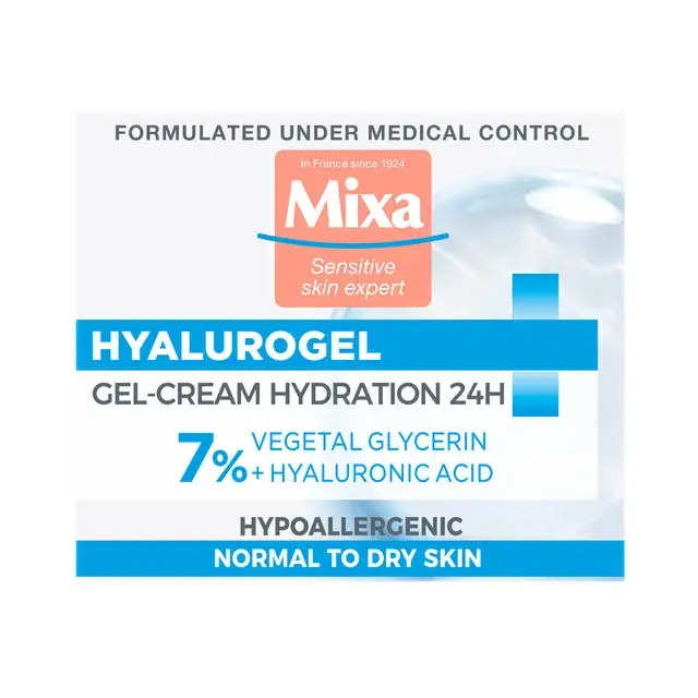 Ultima șansă Crema hidratanta cu acid hialuronic Mixa pentru ten normal-mixt, 50 ml
