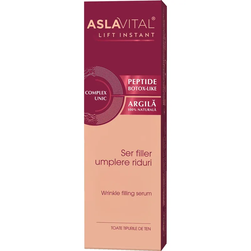 Super ofertă Ser filler pentru umplerea ridurilor Aslavital Lift Instant, 15 ml