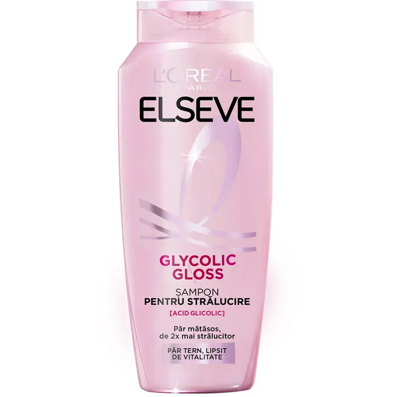 Comandă acum Sampon L‘Oreal Paris Elseve Glycolic Gloss pentru stralucirea parului, 400 ml