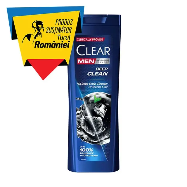 Sampon anti-matreata Clear Men Deep Clean, 360 ml Ofertă de sezon
