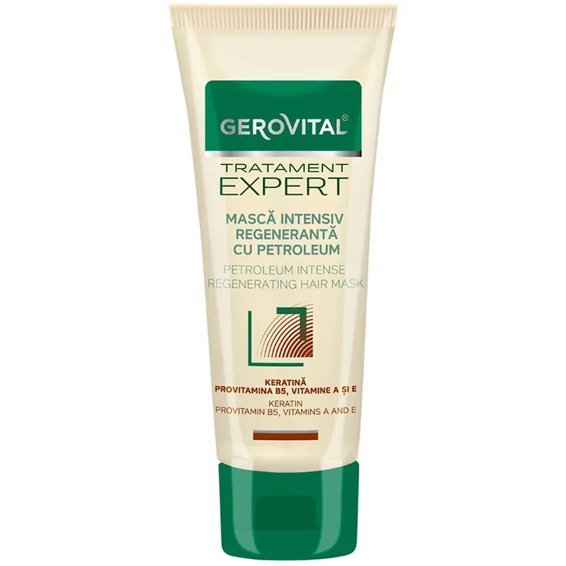Masca intensiv regeneranta Gerovital Tratament Expert cu petroleum, 150 ml Popular