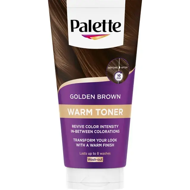 Preț redus Toner nuantator Palette Saten Auriu cald, 150 ml